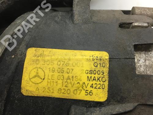 Left front fog light MERCEDES-BENZ A-CLASS (W169) A 160 CDI (169.006, 169.306) | BP7758043C30 