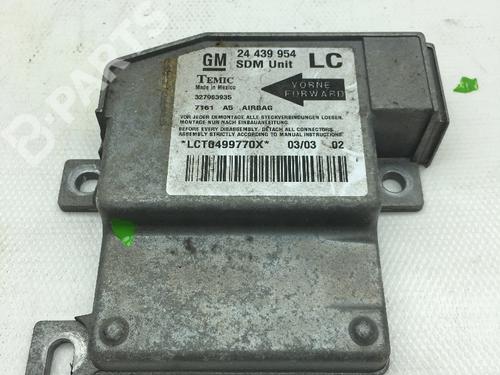 Kollisjonspute styreenhet OPEL CORSA C (X01) 1.0 (F08, F68) (58 hp) 10066672