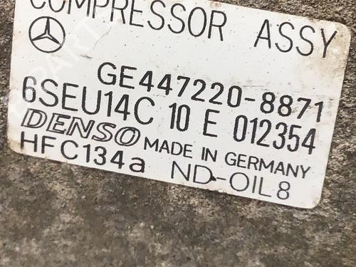 AC compressor MERCEDES-BENZ VANEO (414) 1.7 CDI (414.700) | BP16121454M34 