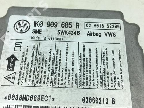 Kollisjonspute styreenhet VW GOLF V (1K1) 1.9 TDI | BP9307503M53 
