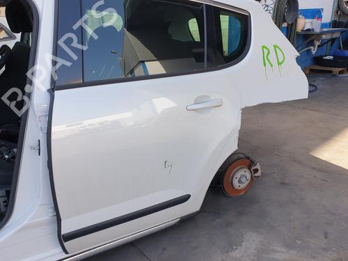 Left rear door PEUGEOT 3008 I MPV (0U_) 1.6 VTi BP10551457C4