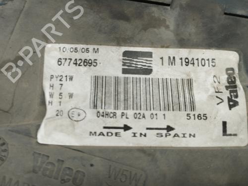 Left headlight SEAT TOLEDO II (1M2) 1.9 TDI | BP19646815C28 