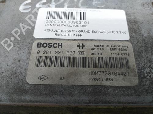 Engine control unit (ECU) RENAULT ESPACE III (JE0_) 2.2 dCi (JE0K) | BP9344911M57 
