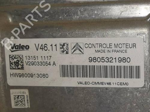 Used Engine control unit (ECU) Engine control unit (ECU) CITROËN C-ELYSEE (DD_) 1.2 VTi 72 (DDHMY0) (72 hp) 40467367 40467367