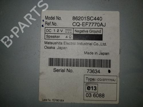 Radio SUBARU FORESTER (SJ_) 2.0 D AWD (SJD) | BP10154712E6 