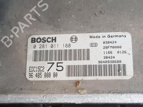 Used Engine control unit (ECU) PEUGEOT 206 Hatchback (2A/C) 2.0 HDI 90 (90 hp) 29639297