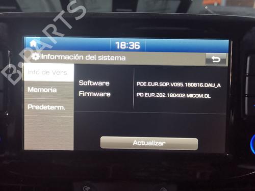 Multifunctionele display HYUNDAI i30 (PDE, PD, PDEN)  | BP29401411C48 