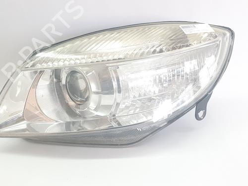 Used Left headlight SKODA FABIA II (542) 1.4 TDI (70 hp) 28596751