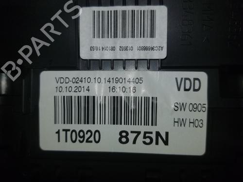Instrument cluster VW TOURAN (1T1, 1T2) 1.9 TDI | BP10737308C47 