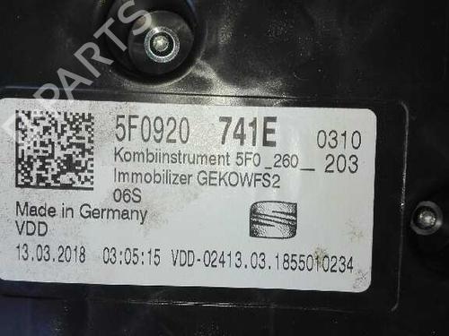 Used Instrument cluster SEAT LEON (5F1) [2012-2021]  3172305