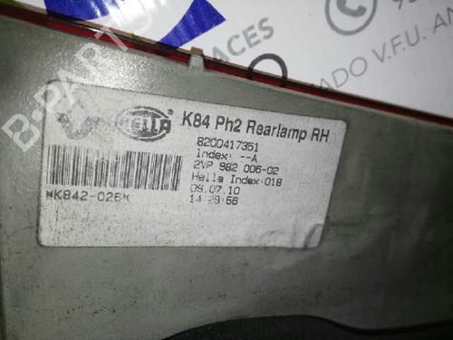 Right taillight RENAULT MEGANE II Estate (KM0/1_)  | BP10116991C35 