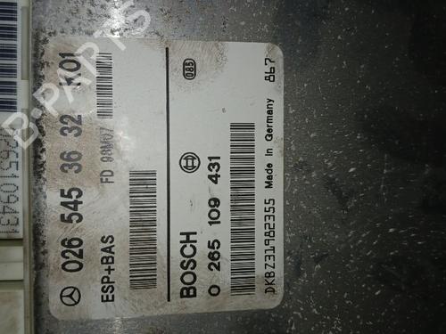 Motorstyringsenhed MERCEDES-BENZ A-CLASS (W168) A 160 (168.033, 168.133) (102 hp) 21664951