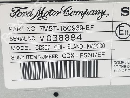 Radio FORD FOCUS II Turnier (DA_, FFS, DS)  | BP23861542E6 