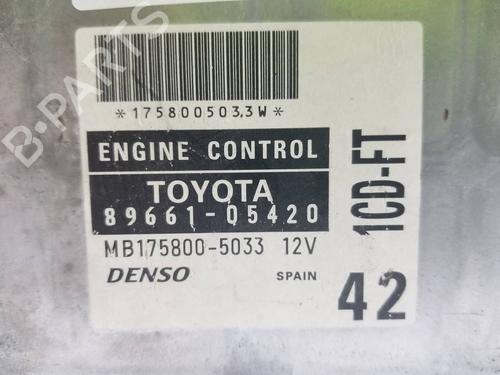 Engine control unit (ECU) TOYOTA AVENSIS Saloon (_T25_) 1.6 VVT-i (ZZT250_, ZZT250R) | BP32368609M57
