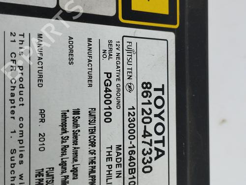 Radio TOYOTA PRIUS (_W3_) 1.8 Hybrid (ZVW3_) | BP12429876E6 