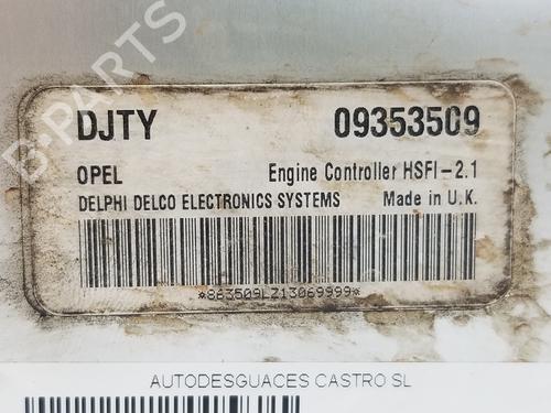 Motorstyringsenhed OPEL ASTRA G Hatchback (T98) 1.6 (F08, F48) | BP28169376M57 