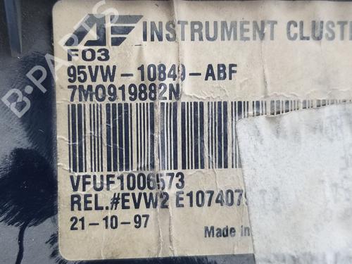 Instrument cluster VW SHARAN (7M8, 7M9, 7M6) 1.9 TDI | BP24203520C47 
