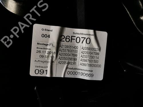 Front left window mechanism MERCEDES-BENZ GLC (X253) 200 EQ Boost 4-matic (253.981) | BP29713615C22 