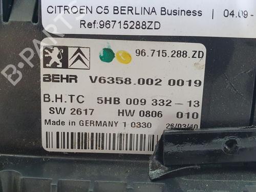 Climate control CITROËN C5 III (RD_) 2.0 HDi 140 (RDRHF8, RDRHFA, RDRHA8, RDRHAJ) | BP38169708I5 - Image 4
