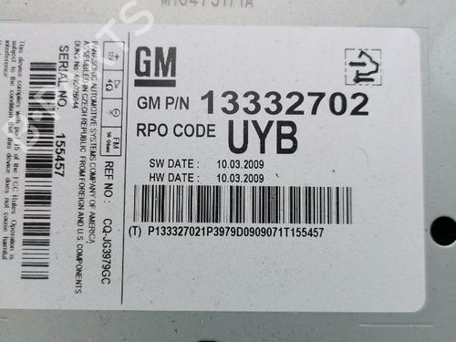 Used Radio Radio OPEL INSIGNIA A Sports Tourer (G09) [2008-2017] 32667731 32667731