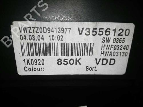 Instrument cluster VW GOLF V (1K1) 1.6 FSI | BP4705503C47 