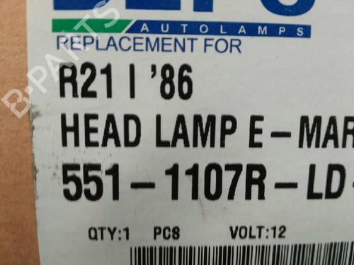Used Right headlight RENAULT 21 Saloon (L48_) 1.7 (L481) (75 hp) 3165087