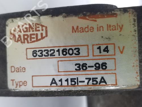 Alternator FIAT PUNTO (176_) 60 1.2 (176AP, 176AR, 176AQ, 176BB) | BP19258622M7 