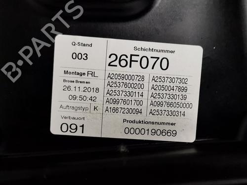 Rear left window mechanism MERCEDES-BENZ GLC (X253) 200 EQ Boost 4-matic (253.981) | BP29713669C24 