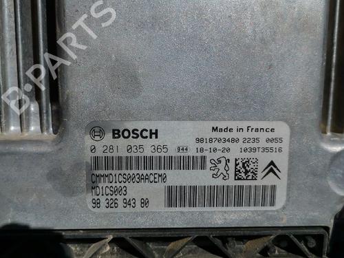 Used Engine control unit (ECU) Engine control unit (ECU) CITROËN C-ELYSEE (DD_) 1.5 BlueHDi 100 (102 hp) 33982289 33982289