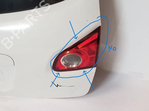 Tailgate NISSAN QASHQAI I (J10, NJ10)  | BP29813699C6 
