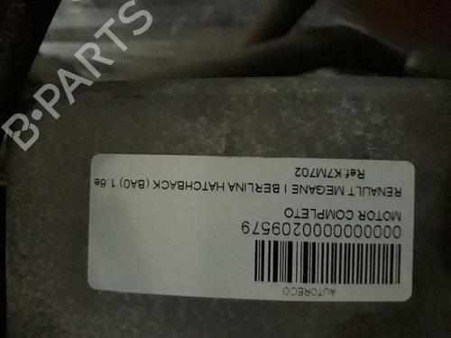 Motor für RENAULT MEGANE I (BA0/1_) 1.6 e (BA0F, BA0S) (90 hp) 3171790