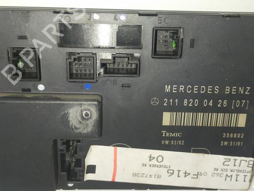 Electronic module MERCEDES-BENZ E-CLASS (W211) E 270 CDI (211.016) | BP16763954M83 