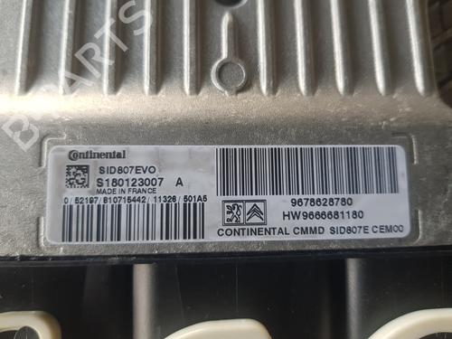 Used Engine control unit (ECU) PEUGEOT 508 I (8D_) 1.6 HDi (112 hp) 17961453