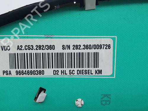 Instrument cluster PEUGEOT 407 (6D_) 1.6 HDi 110 (6D9HZC, 6D9HYC) | BP20139547C47 