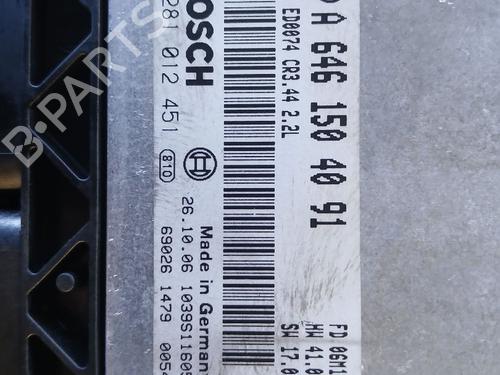 Used Engine control unit (ECU) MERCEDES-BENZ C-CLASS T-Model (S203) C 220 CDI (203.208) (150 hp) 30105167