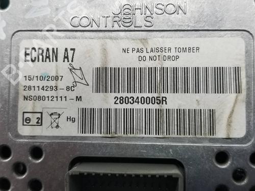 Display monitor RENAULT LAGUNA III Grandtour (KT0/1) | BP30727140C48