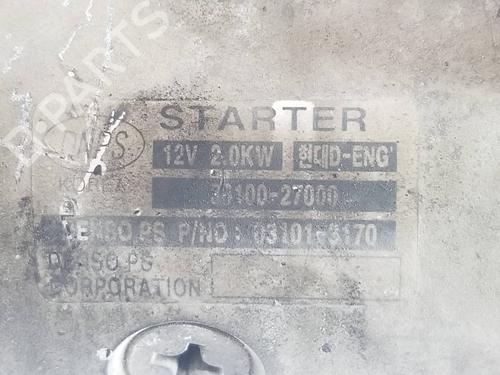 Startmotor HYUNDAI ELANTRA III Saloon (XD) 2.0 CRDi | BP26532897M8 