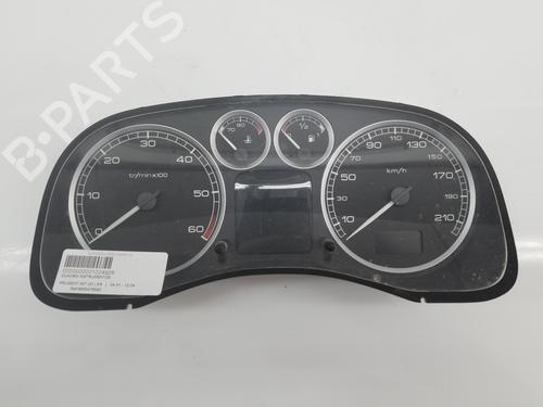 Used Instrument cluster PEUGEOT 307 (3A/C) 2.0 HDi 90 (90 hp) 16435657