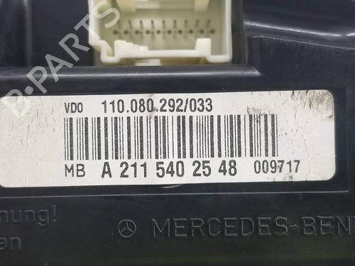 Instrument cluster MERCEDES-BENZ E-CLASS (W211) | BP31716263C47
