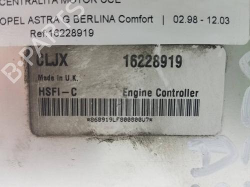Engine control unit (ECU) OPEL ASTRA G Saloon (T98) 1.6 16V (F69) | BP24811979M57 