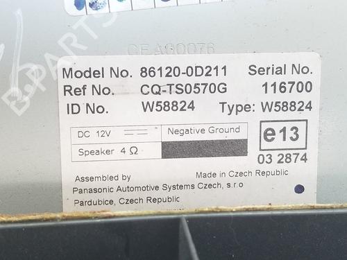 Radio TOYOTA YARIS (_P9_)  | BP17045506E6 