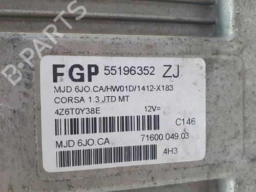 Engine control unit (ECU) OPEL CORSA C (X01) 1.3 CDTI (F08, F68) | BP39751220M57 - Image 4