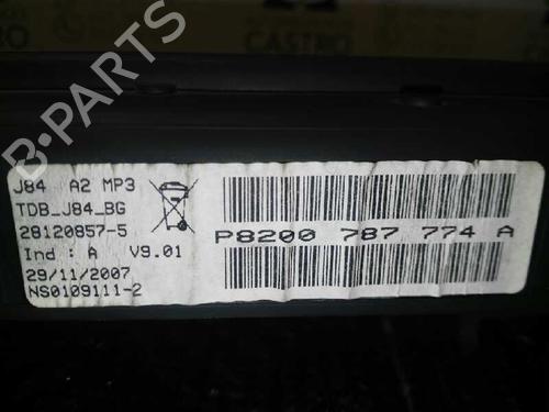 Instrument cluster RENAULT SCÉNIC II (JM0/1_) 1.5 dCi (JM1E, JM16) | BP6966832C47 