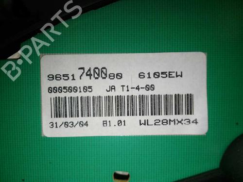 Instrument cluster CITROËN BERLINGO / BERLINGO FIRST Box Body/MPV (M_) 2.0 HDI 90 (MBRHY, MCRHY) | BP4802771C47 