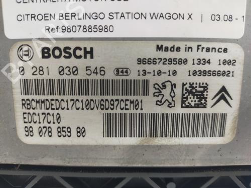 Engine control unit (ECU) CITROËN BERLINGO MULTISPACE (B9) 1.6 HDi 75 16V | BP33329993M57 - Image 2
