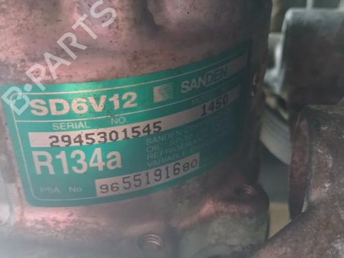 AC compressor CITROËN C2 (JM_) 1.1 9655191680 |