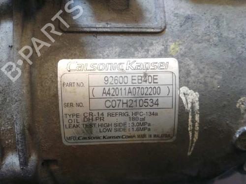 AC compressor NISSAN NAVARA NP300 (D40)  | BP9963755M34 