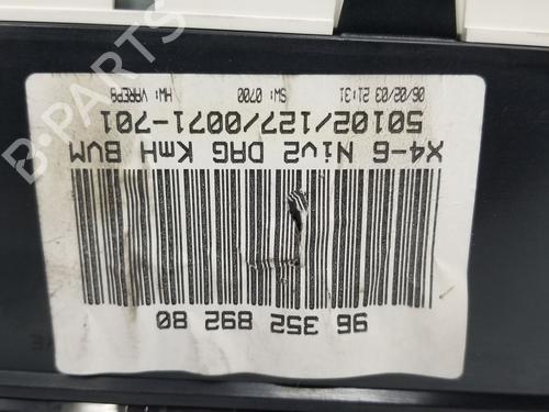 Instrument cluster CITROËN C5 I (DC_) 2.0 HDi (DCRHZB, DCRHZE) | BP30315956C47