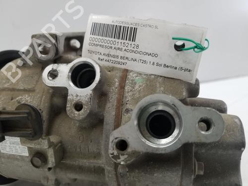 AC compressor TOYOTA AVENSIS (_T25_) 1.8 VVT-i (ZZT251_, ZZT251R) | BP22369045M34 
