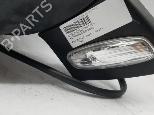 Right mirror PEUGEOT 207 (WA_, WC_)  | BP29972009C27